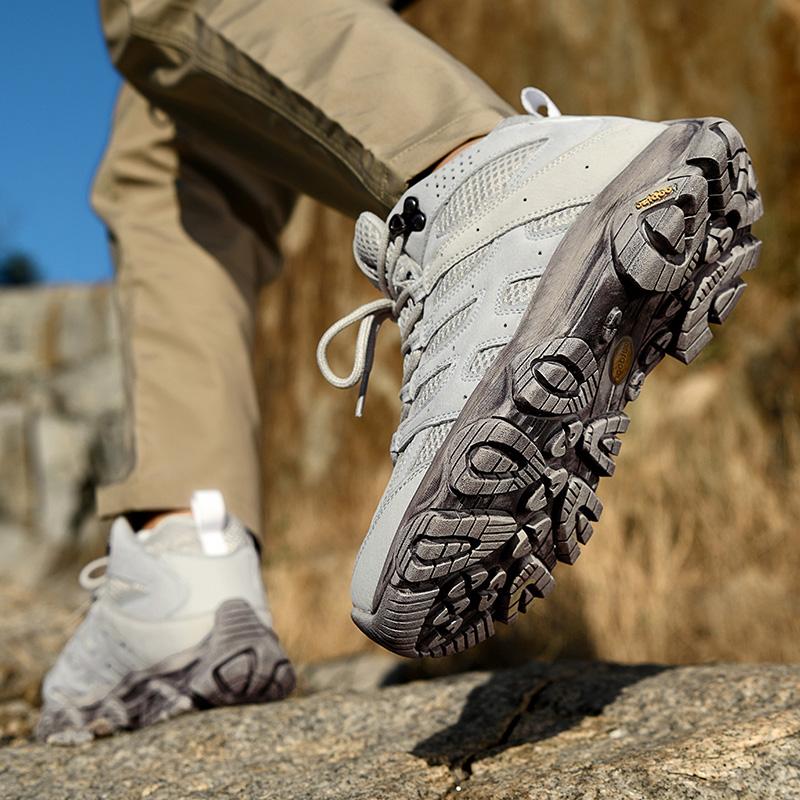 Hiking Shoes Men Outdoor Comfortable Lace-up Anti-slip Wear-resistant Men Low-top Men Shoes Breathable Casual Sports Shoes Men