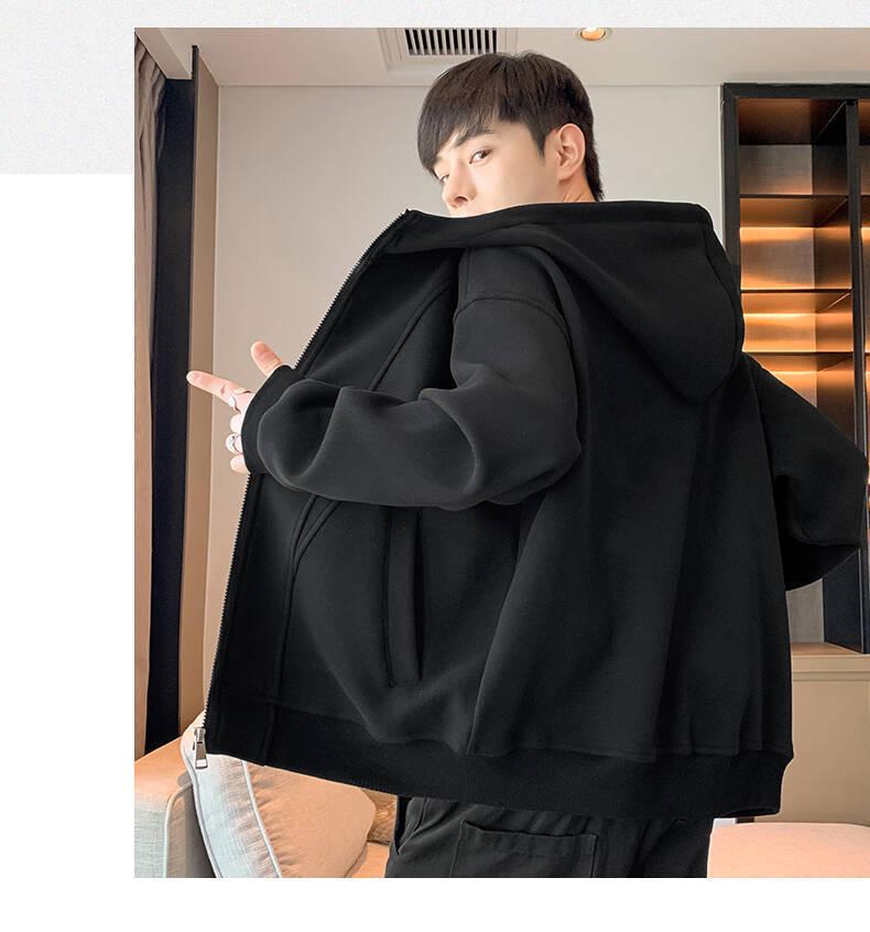 Di Yu Shen Long Unisex Hooded Cardigan: Heavyweight Casual American Streetwear Jacket