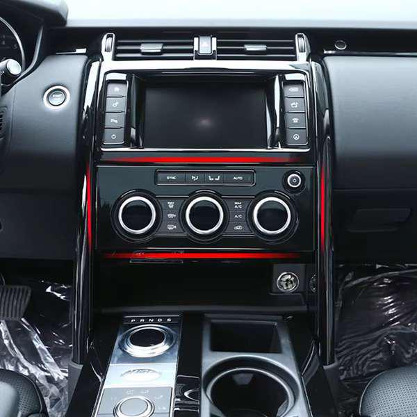 Black Plastic Car Center Air Conditioning Panel Cover - Interior Accessory for Lu