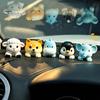 Cute Car Accessories Pet Air Vent Clip, Elephant/Dog/Lamb/Hippo/Penguin Dashboard Small Ornaments Trim Resin Freshener Diffuser for Auto Interior