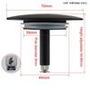70mm Drain Stopper Bath Replacement Bathroom Bathtub