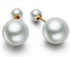 European & American Double-Sided Pearl Earrings - Women's Jewelry