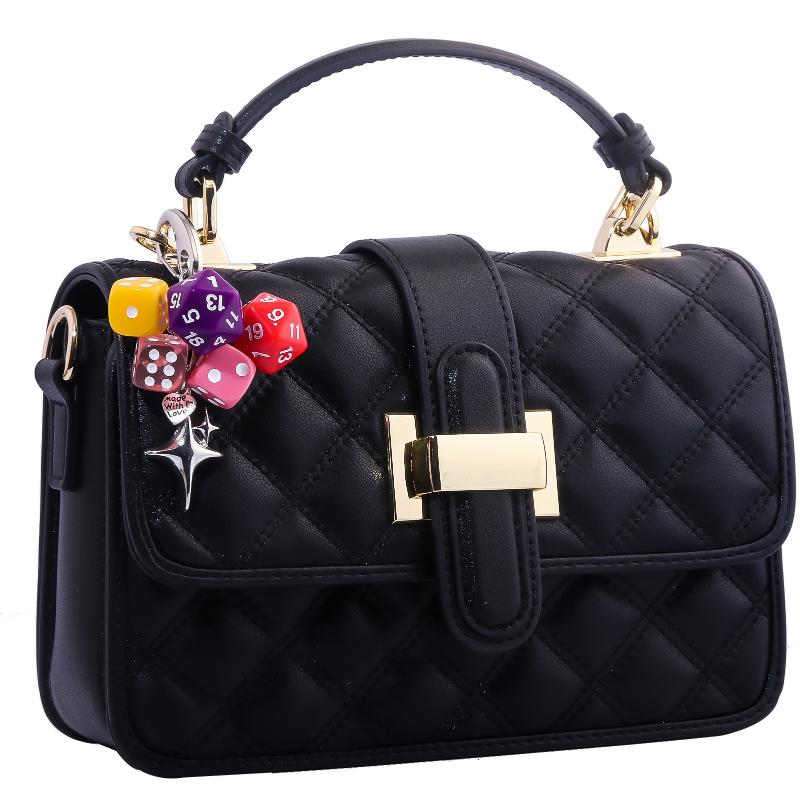Hiphop Dice Billiards Keychain Y2K Black Dice No. 8 Starburst Pendant Bag Charms Hangings Punk Cool Ornament Accessories