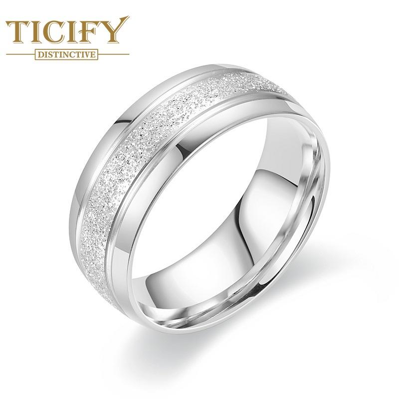 

Новый продукт Кольца из титановой стали Европейская и американская мода Вегетарианские стержни Матовое двухцветное мужское кольцо 10
