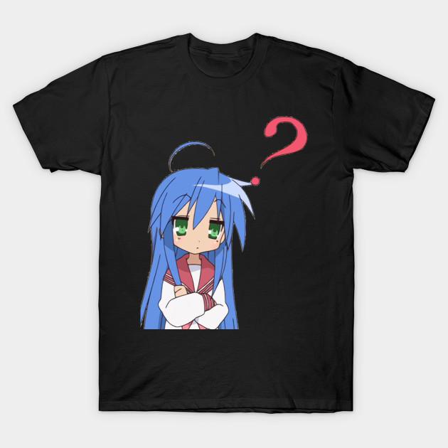

Men Black Print T-shirt Konata Question No-Cut Transfer Paper Print Cotton Tshirt L чорний