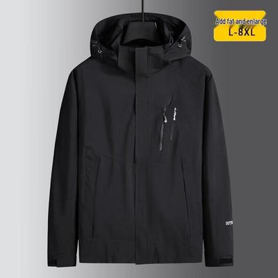 Herren Plus Size Dünne Lockere Lässige Outdoorjacke