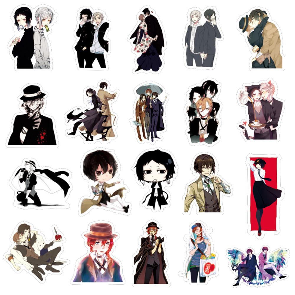 Autocollants Bungo Stray Dogs – Lot Déco Pour Skate, Ordi, Bagages (neufs)
