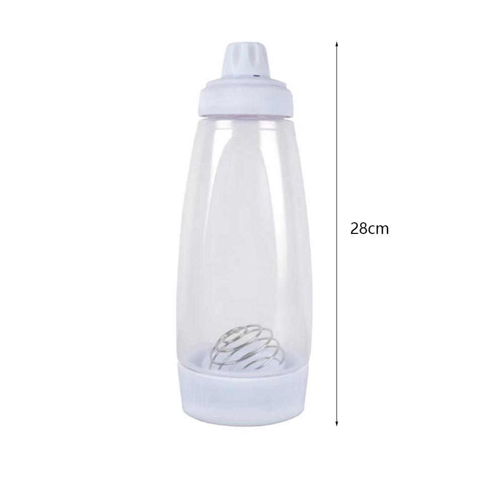 2 pcs Pancake Batter Dispenser and Mixer for Cupcakes, Muffins, Crepes, White