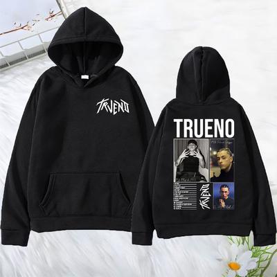 Rapper Thunder Album Tour Merch Graphics Hoodie Men Women Harajuku Long Sleeve Hip Hop Autumn Winter Casual Oversized Pullover