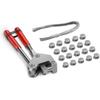 Set Of Sealing Pliers Kit Of Sealing Pliers Set Of Security Seals, With Red Plastic-coated Handle, Steel Lead Pliers, 20 Round Seals, 20 Copper Wires 