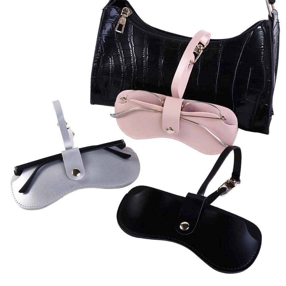 Box Eyewear Bag PU Leather Glasses Case Spectacle Case Glasses Clip Sunglasses Case Glasses Box