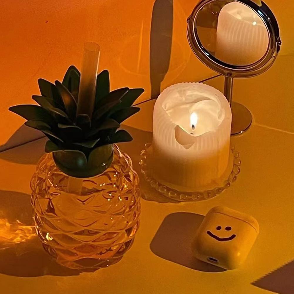 10Pcs Plastic Strawberry Pineapple Drinking Cup with Straw Water Cups Fruit Shape Luau Flamingo Summer Beach Pool Party Decor