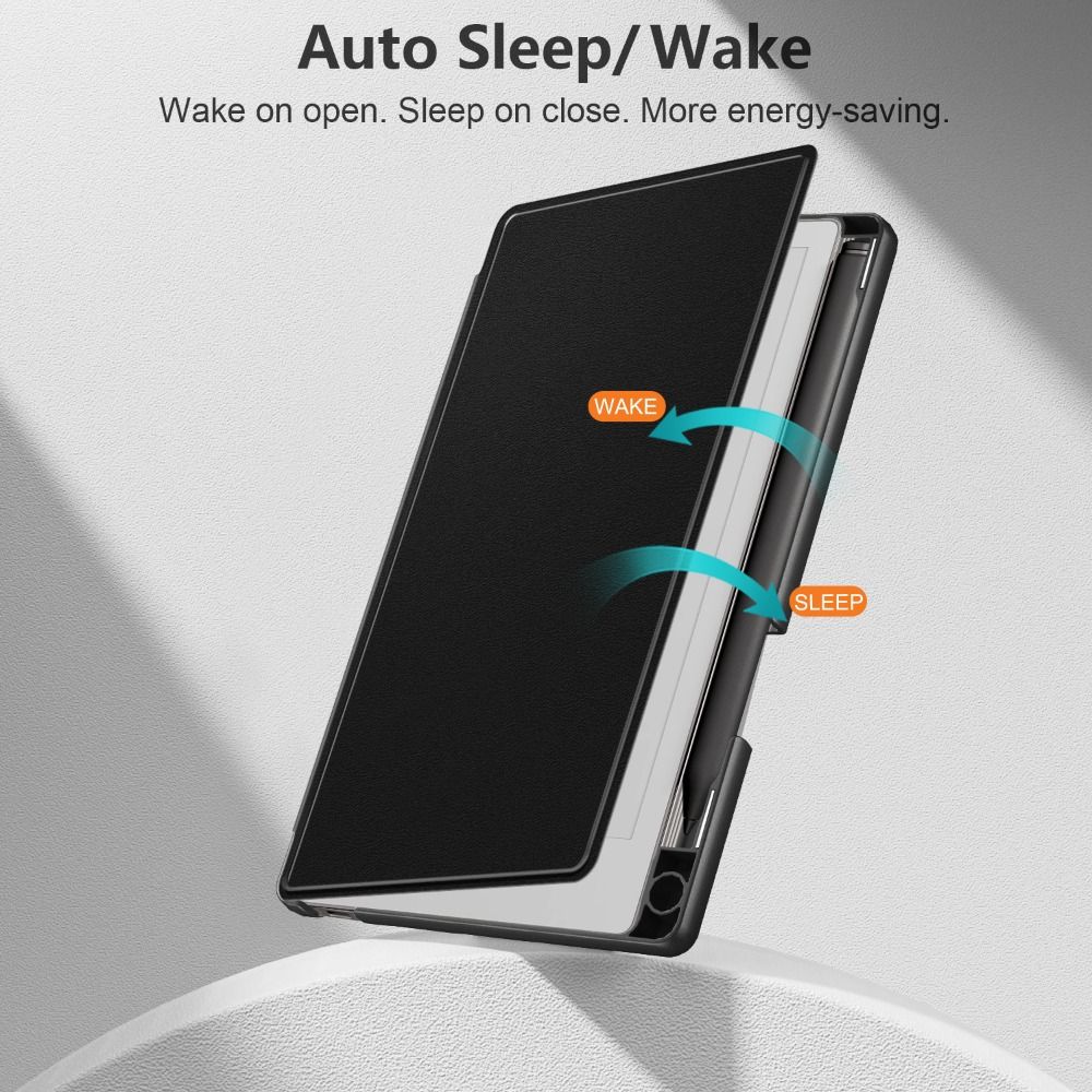 Auto Wake/Sleep 7.3 Inch Case with Pen Slot Anti-fall Folio Cover Shockproof Waterproof for reMarkable Paper Pro Move