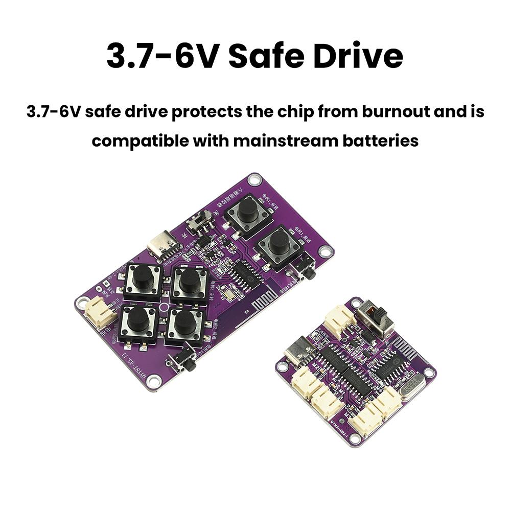 2.4G Wireless Switch Remote Kit 8Channel Remote Control Receiving Module Rechargeable RC Toy Car DIY Remote Control Receiver Kit