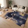 Custom Rug Billie Eilish Pattern Print Name Text Soft Non‑Slip Floor Carpet for Home Indoor Decoration