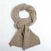 12-Gauge Pure Cashmere Thick Knit Scarf, Unisex, Available in 10 Colors, Stylish and Warm