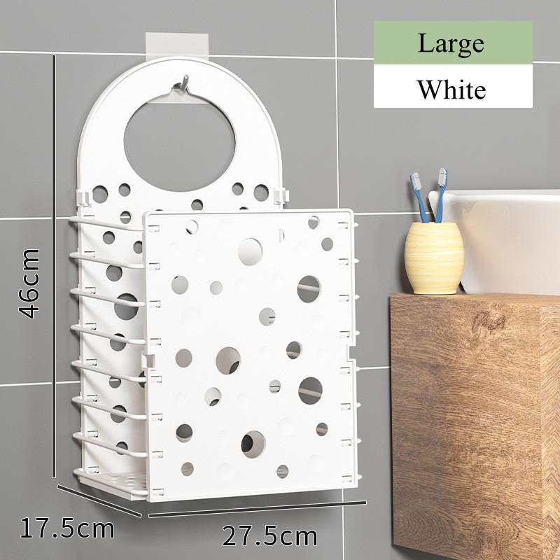 

Главная Портативная ванная складная корзина для белья пластиковая настенная подвесная корзина для грязного белья органайзер для хранения корзин