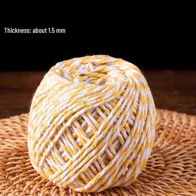 

Хлопковый шпагат пищевого качества для заворачивания цзунцзы, связывания крабов, бекона и колбас