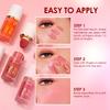Julystar Liquid Blush Makeup with Cushion Applicator Matte & Dewy Face Blush Cream Long Lasting Lightweight Blusher Natural Looking Cheeks Tint Makeup