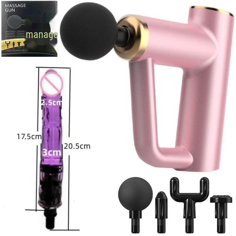 Multi-Function Massage Gun Adapter Kit with Silicone Heads for Adults