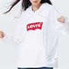 Levis Letter Logo Printed Hoodie Women hoodies White 35946-0100