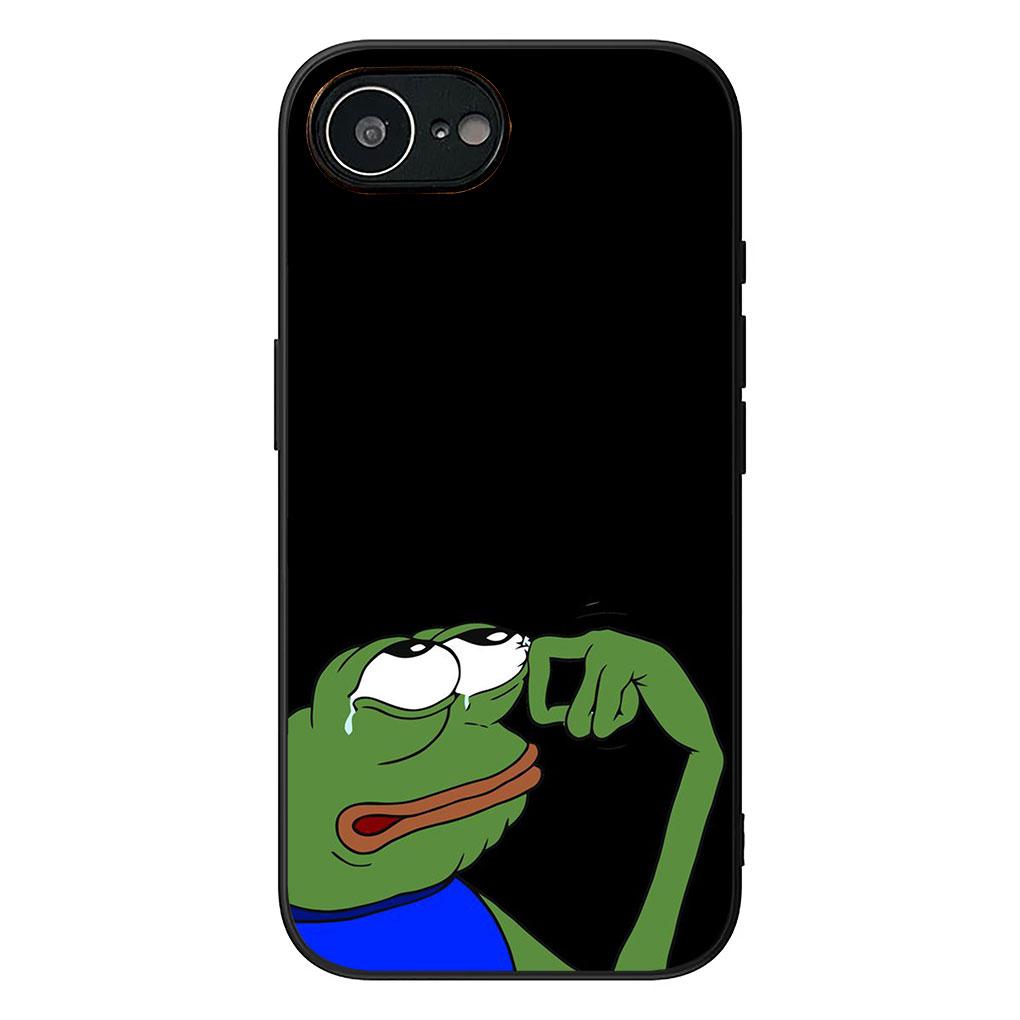 Funny Sad Frog Pepe Casing Phone Cover for Samsung Galaxy A05 A06 A14 A50 A51 A52 A12 A13 A23 A70 A07 A25 A26 M53 A56 Soft Case