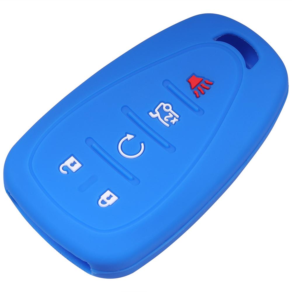 Car Key Cover Case Fits For Chevy Traverse Cruze Chevrolet Equinox Malibu 4/5 Button Silverado