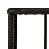 Vidaxl Pool-/Spa-Umrandung, Schwarzer Polyrattan und Massives Akazienholz