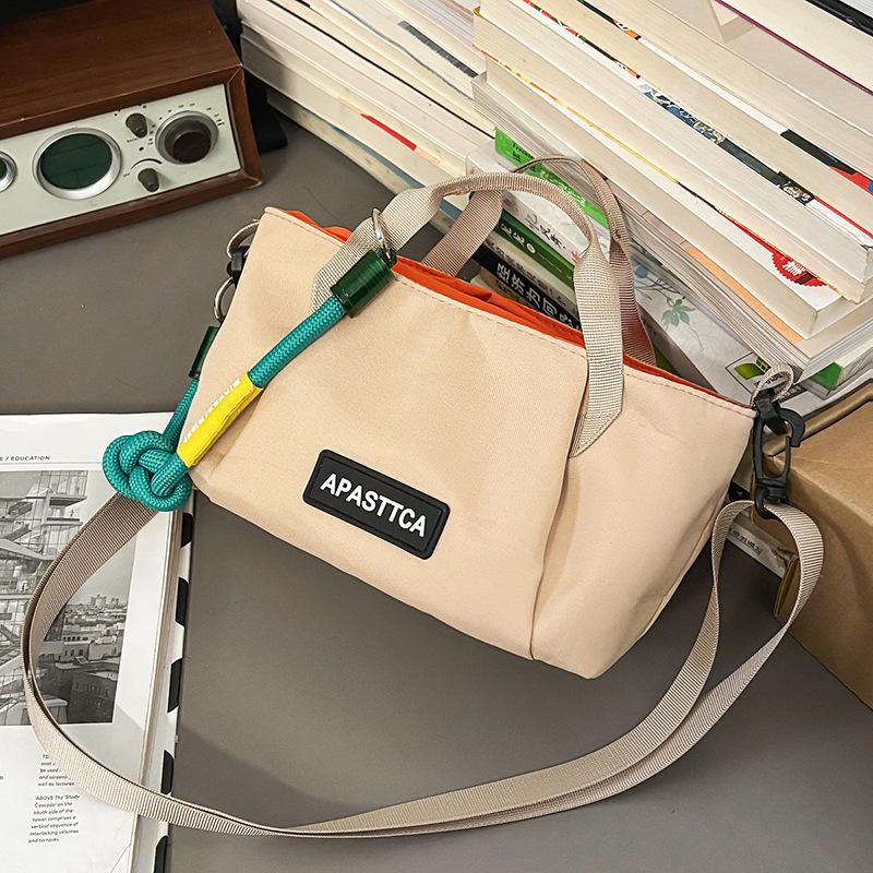 

Super fire mobile phone bag dopamine horizontal leisure student summer nylon light hand carry small satchel tide хаки