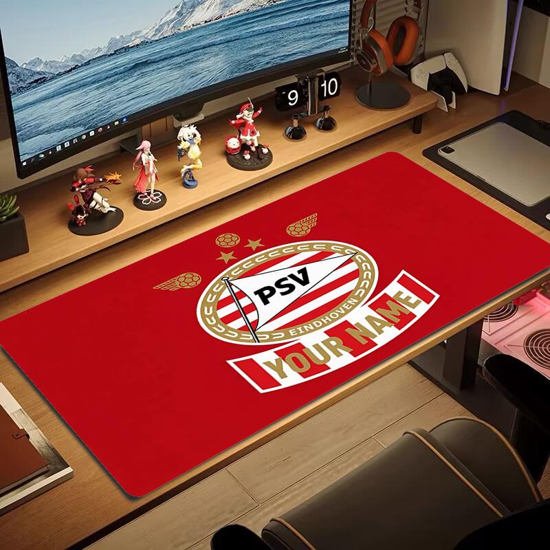 PSV Eindhoven Print  Cushion Non-slip Laptop Tablet Big Mousepad XXL Mat Mini PC Playmat With Lock edge
