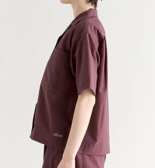 Dot Air Comfy Short Sleeve Shirt for Women DOT AIR COMFY SHIRT W [NANGA] S/S (WL, PLUM)