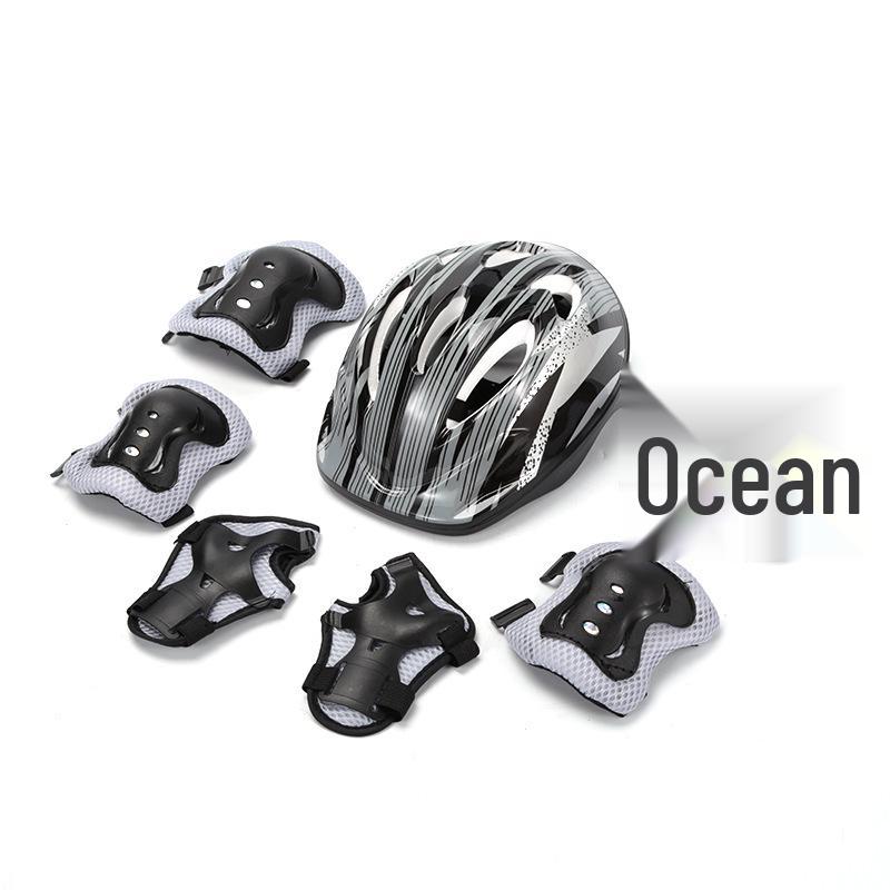 Children's 7-Piece Outdoor Protective Gear Set for Biking and Balance Bikes