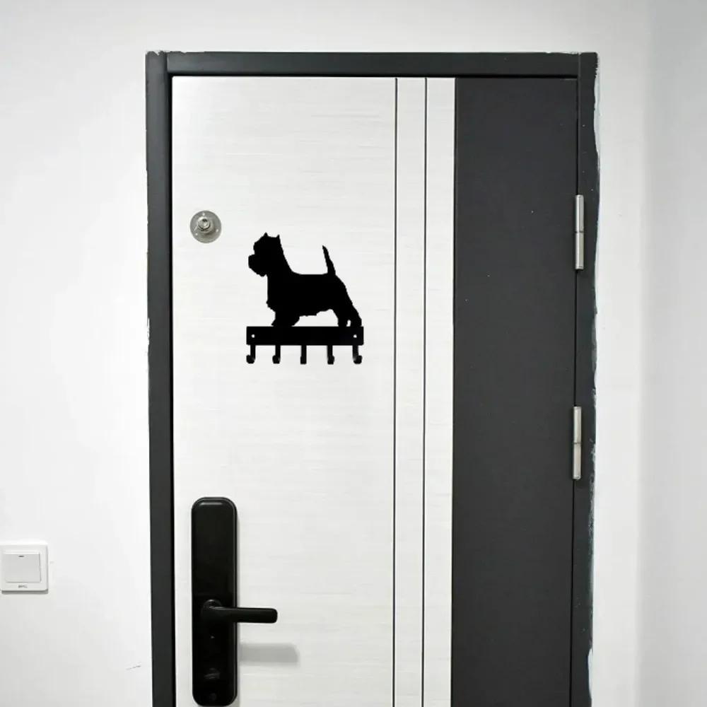 West Highland Terrier Westie Dog Key Rack Hanger - 6 inch/9 inch Metal Wall Art  Perfect Gift for Westie Dog Lovers