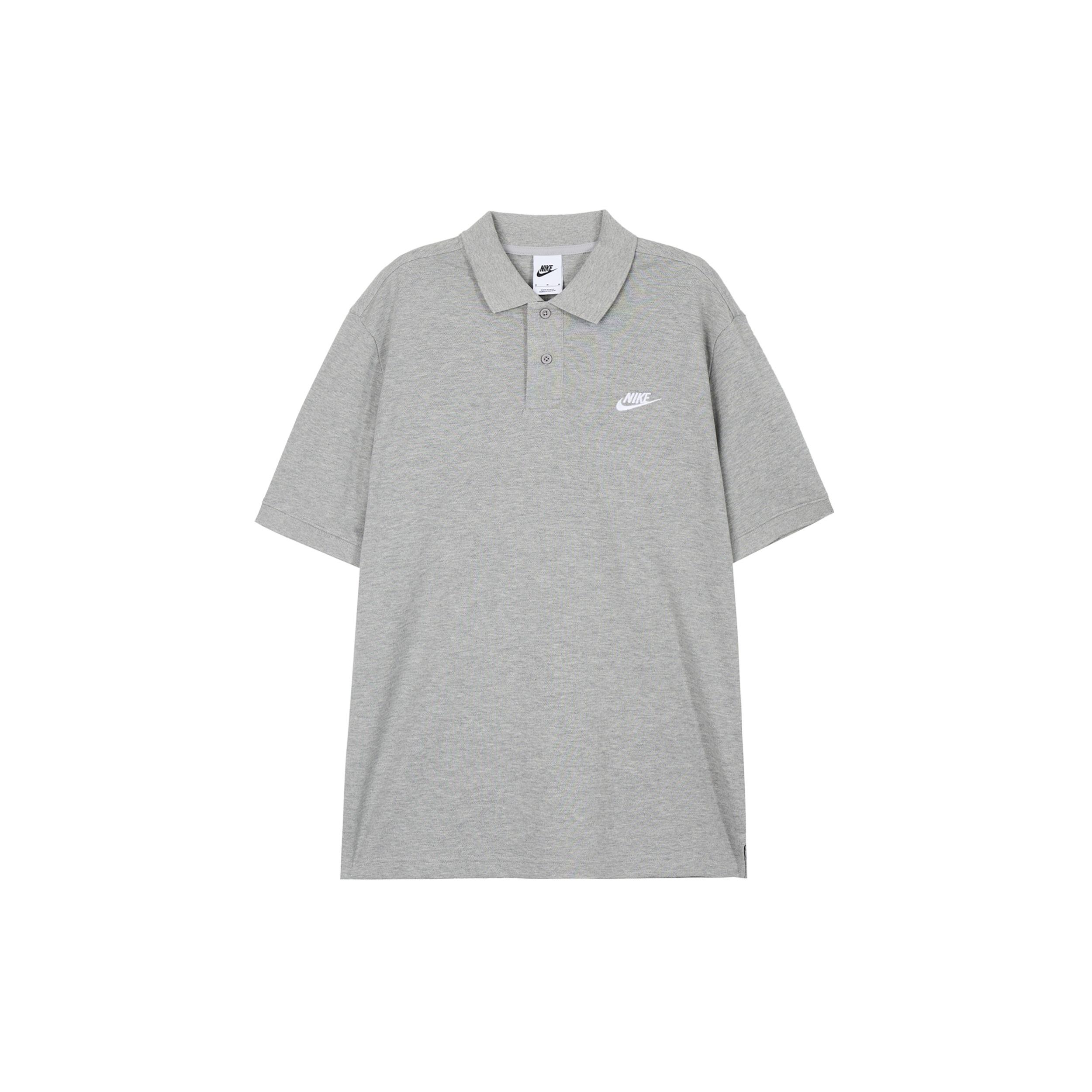 Nike Club Polo Shirts Asia Sizing Grey Men s FN3895-063 M