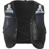 SALOMON ACTIVE SKIN 8 SET Hydration Vest Backpack Size (Black/Metal, M)