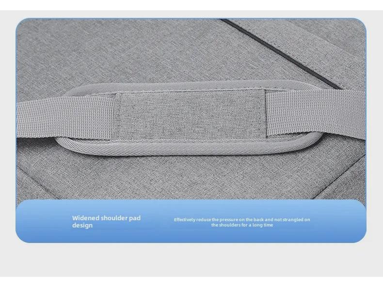 Maletín Portátil a Prueba de Salpicaduras para Portátiles de 14-17 Pulgadas - Bolso de Negocios Unisex