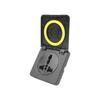 Waterproof Flip Cover Electrical Socket – Black Nylon RV Socket with Plug for Caravan, Home & Motorhome