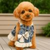 Luxury Puppy Summer Clothes Princess Style Dog Costume Trendy Pet Princess Dress  Summer