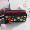 Large Capacity Dual-Layer Pencil Case Students Minimalist Fresh Design Oxford Fabric Multi-Compartment School