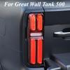Car Rear Taillight Blackened Cover Rear Turn Signal Protective Cover Rear Taillight Trim For Great Wall Tank 500