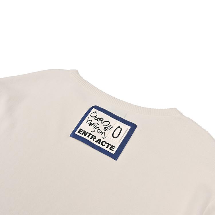 Anteulegteu Long Sleeve Cotton Knit Ivory