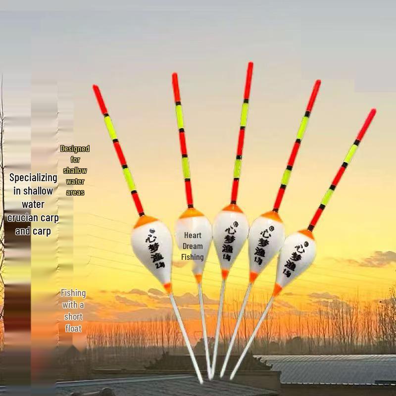 Flacher Wasserköder für Steinfische und Karauschen - Kurzer Winter-Schwimmer für Kleinfische.