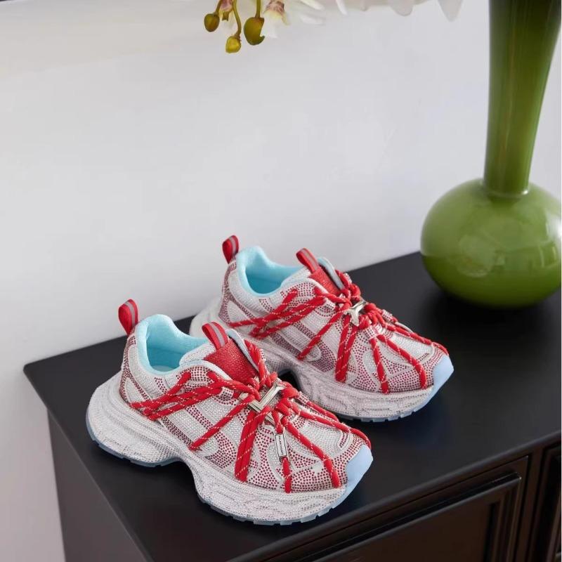 

Цыганские стразы ремешок на толстой подошве папины кроссовки женские дышащие модные кроссовки 40 оранжевый