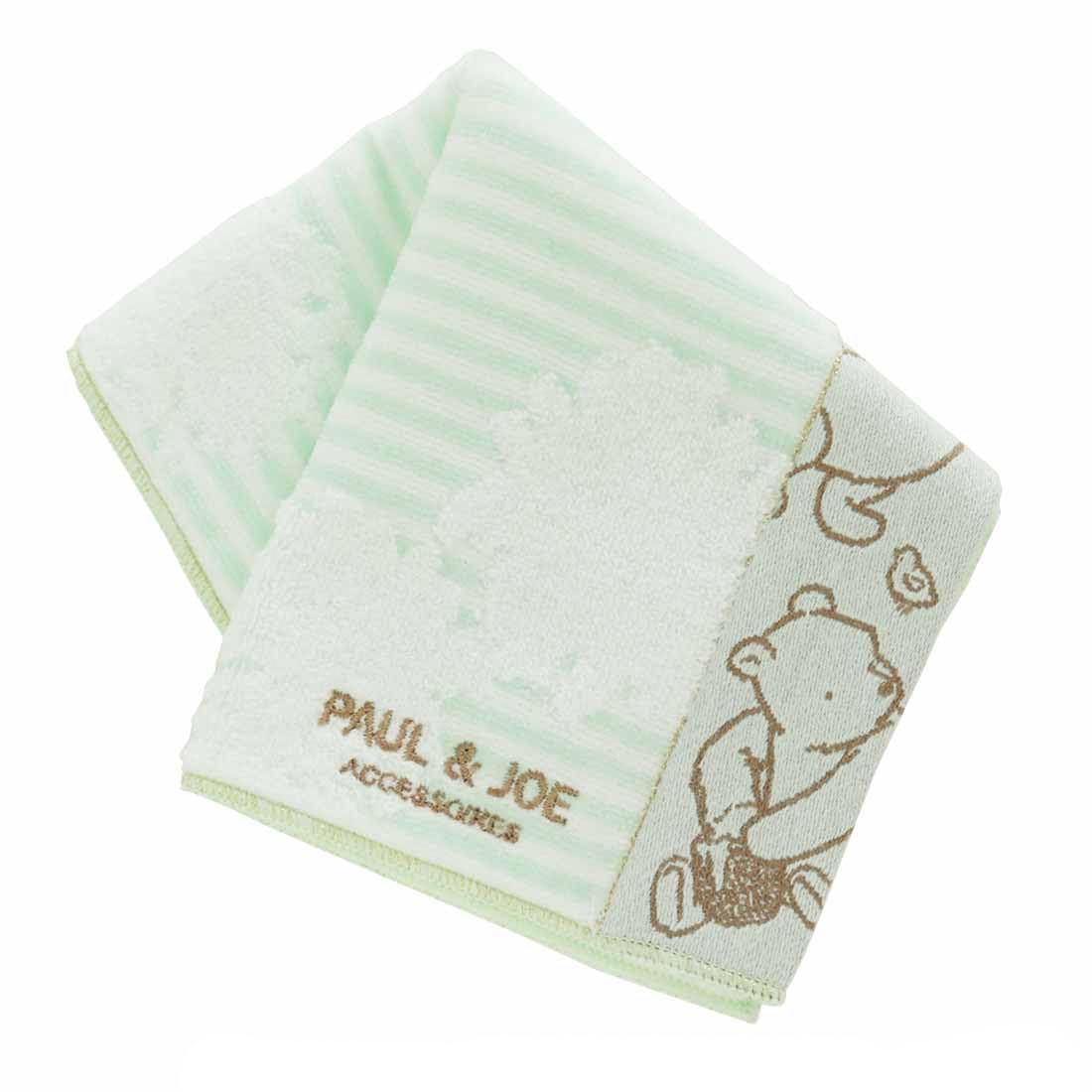 

Носовой платок CLASSIC POOH Полотенце Paul Joe Winnie the Pooh Полотенце для рук 25 см [Paul & Joe] и для женщин (зеленый) [100% Хлопок] Женский