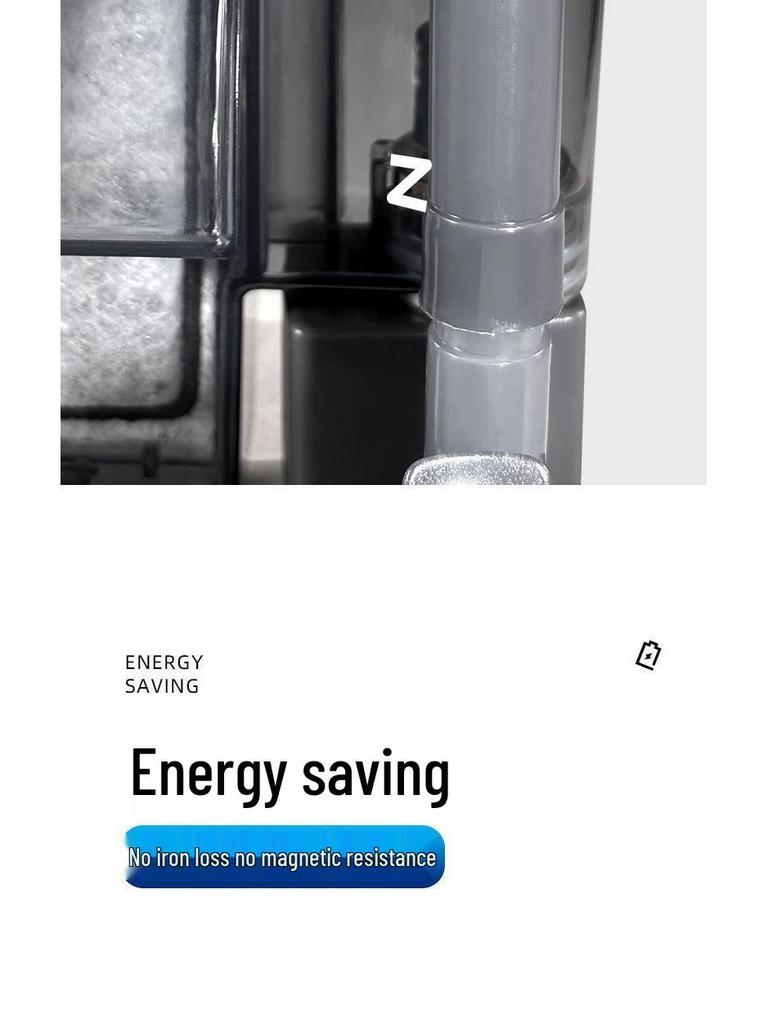 Wall-Mounted Fish Tank Filter: Silent 3-in-1 Circulation, Purification, Oil Film Removal, and Oxygenation Pump.