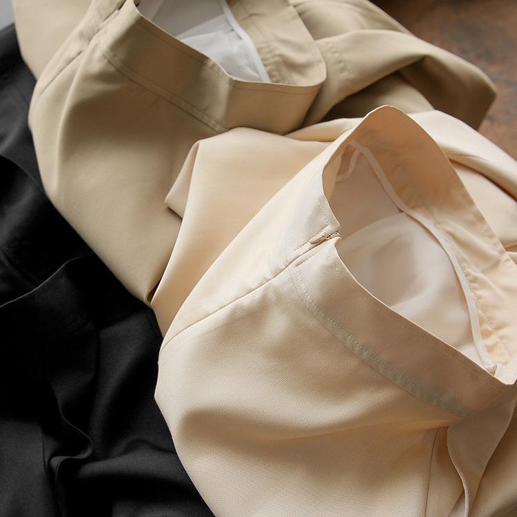 In-Stock Elegant Hepburn Style High-Waisted A-Line Umbrella Skirt for Women - Summer Collection