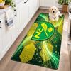 Flannel Kitchen Mat Norwich City Football Soft Area Rug Non Slip Floor Carpet Home Decoration