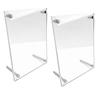 Set of 2 ST TS Trading Card Display Cases, Clear Display Cases for Display and Storage