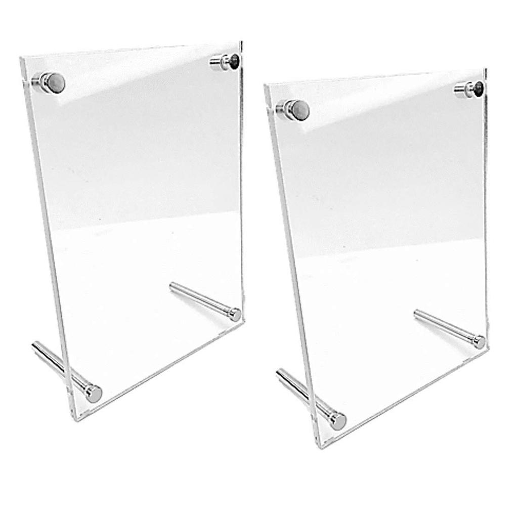 Set of 2 ST TS Trading Card Display Cases, Clear Display Cases for Display and Storage