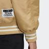 Adidas Originals Trefoil Vintage Logo Patch Sports Loose-Fit Jacket Men Jacket Light-Khaki HY1358